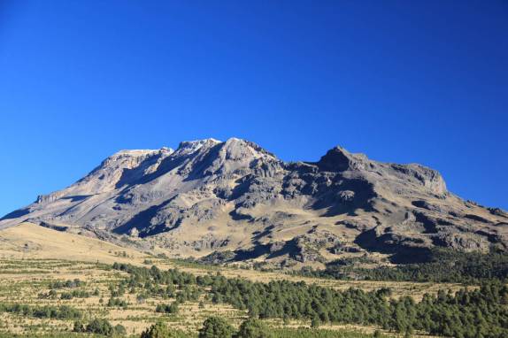 Uma bela visão do Izta, a terceira mais alta montanha do país, na região de Amecameca, no centro do México (foto de Geraldo Ozorio)